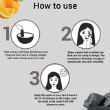 How to use charcoal aloevera orang face mask