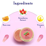 Ingredients in Strawberry lip scrub