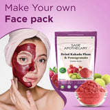 Make your dried kakdu plum pomegranate face mask