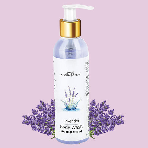 Sage Apothecary Lavender Body Wash, 200ml