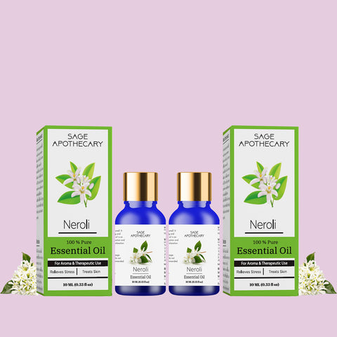 Sage Apothecary Neroli essential oil (Pack of 2X10ml)