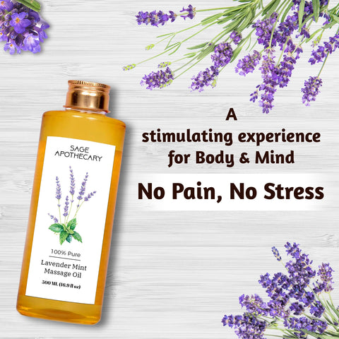 lavender mint oil no pain