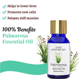 100% benefits palmarosa essential oil