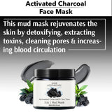 Activated charcoal face mask