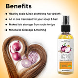 Benefits onion hair oil