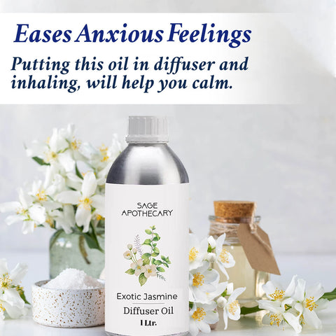 Exotic-jasmine oil eases anxious feelings
