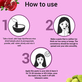How to use dried kakdu plum pomegranate powder mask