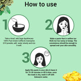 How to use green coffee powder mask