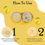 How to use lemon lip balm