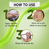 How to use mint handmade bath soap
