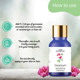 How to Use Geranium Essential Oil