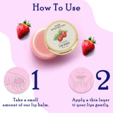 How to use strawberry lip balm