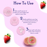 How to use strawberry lip scrub