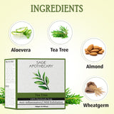 Ingredients of tea tree bath soap