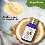 Cedar Wood Essential Oil Healthy Hair Growth, Skin Care pack of 2