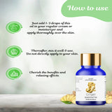 Ingredients ginger essential oil