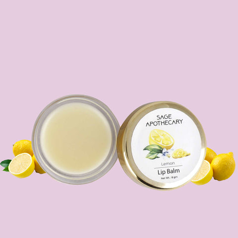 Sage lemon lip balm