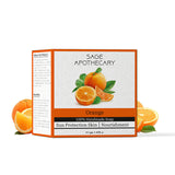 Orange bath soap