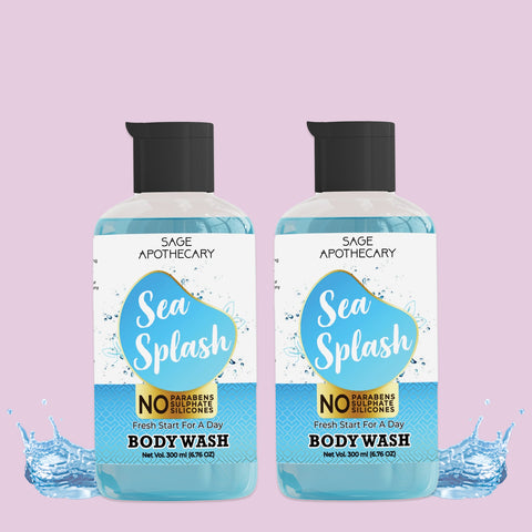 Sea splash pack of two