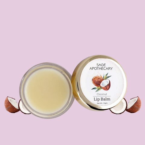 Sage coconut lip balm