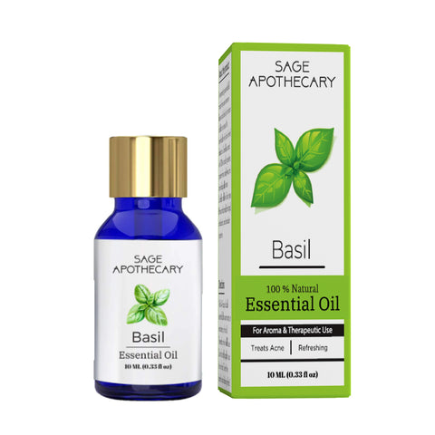 Sage Apothecary Basil Essential Oil