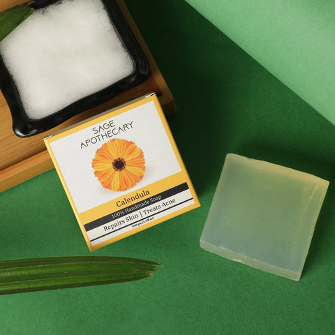 Sage Apothecary Calendula Soap- 100 GM (PACK OF 3)