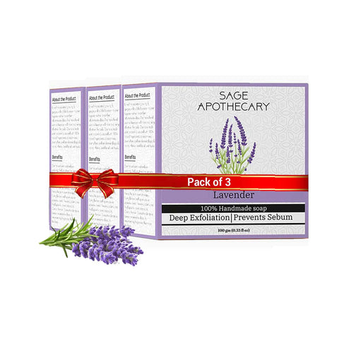 Sage Apothecary Lavender Bath Soap- 100 GM