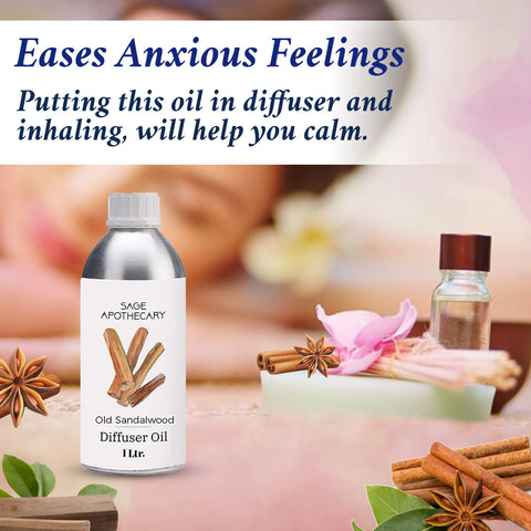 Sandalwood diffuser oil eases anxious