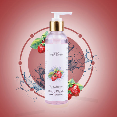 Strawberry body wash