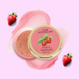 Strawberry lip scrub