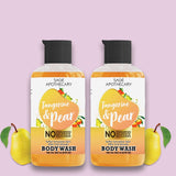 Tangerine and pear body wash