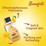 benefits tangerine and pear body wash