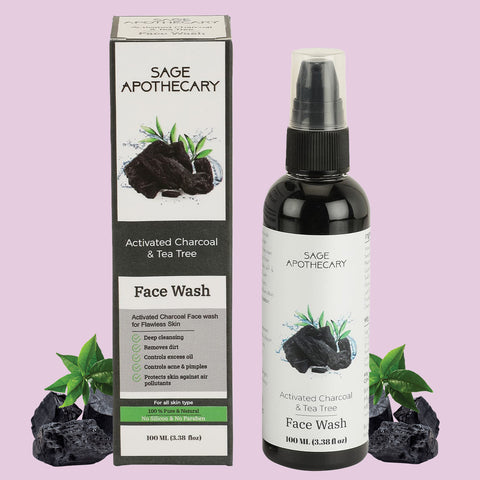 Sage apothecary charcoal face wash