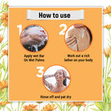 how to use calendula bath soap