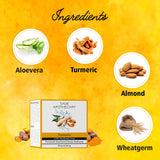 ingredients of turmeric handmade soap