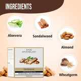 ingredients of sandalwood bath soap