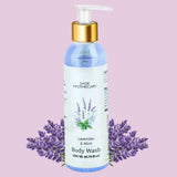 Lavender and mint body wash