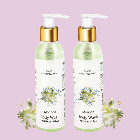 Moringa body wash pack of 2 