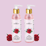 Rose body wash pack of 2