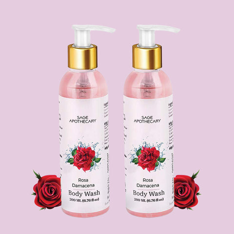 Rose body wash pack of 2