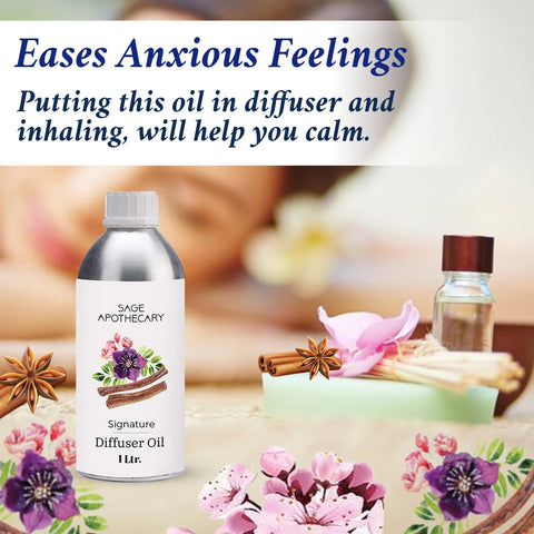 signature diffuser oil eases anxious