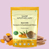 Turmeric sandalwood powder mask