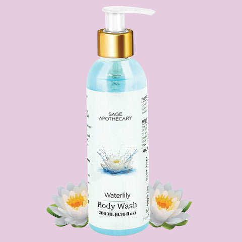 Sage apothecary waterlilly body wash