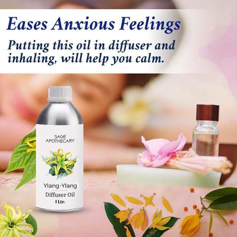 ylang ylang diffuser oil eases anxious